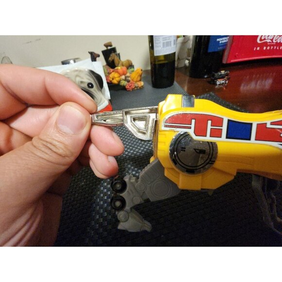 Mighty Morphin Power Rangers Legacy Megazord Yellow Sabretooth Zord Only - Picture 8 of 14